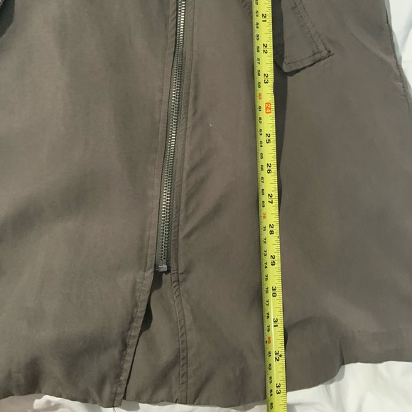 Military Style Full Length Light Jacket - Picture 6 of 9